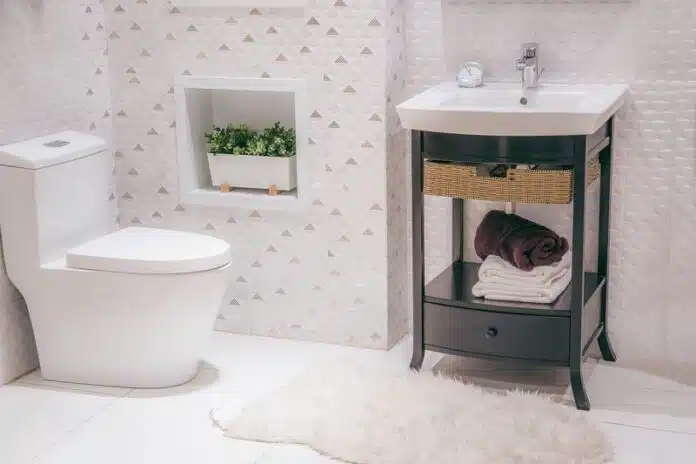 Carrelage WC tendance les couleurs de peinture idéales pour un espace sans fenêtre