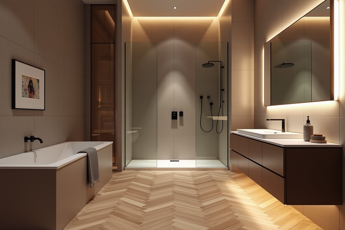 parquet salle de bain